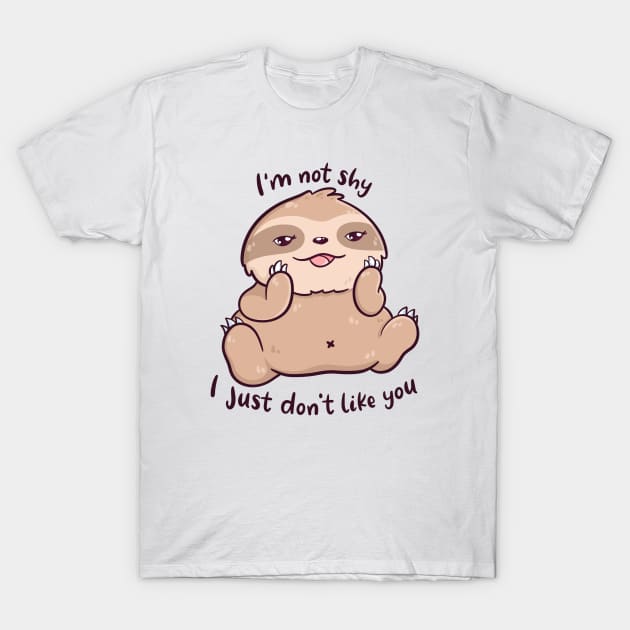 I'm not shy T-Shirt by CuteButWeird1.0